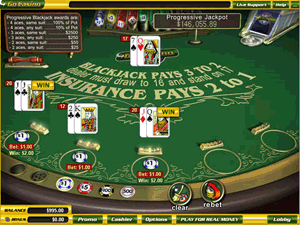 progressive blackjack